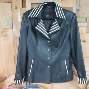 Vintage Prodi leather jacket size large